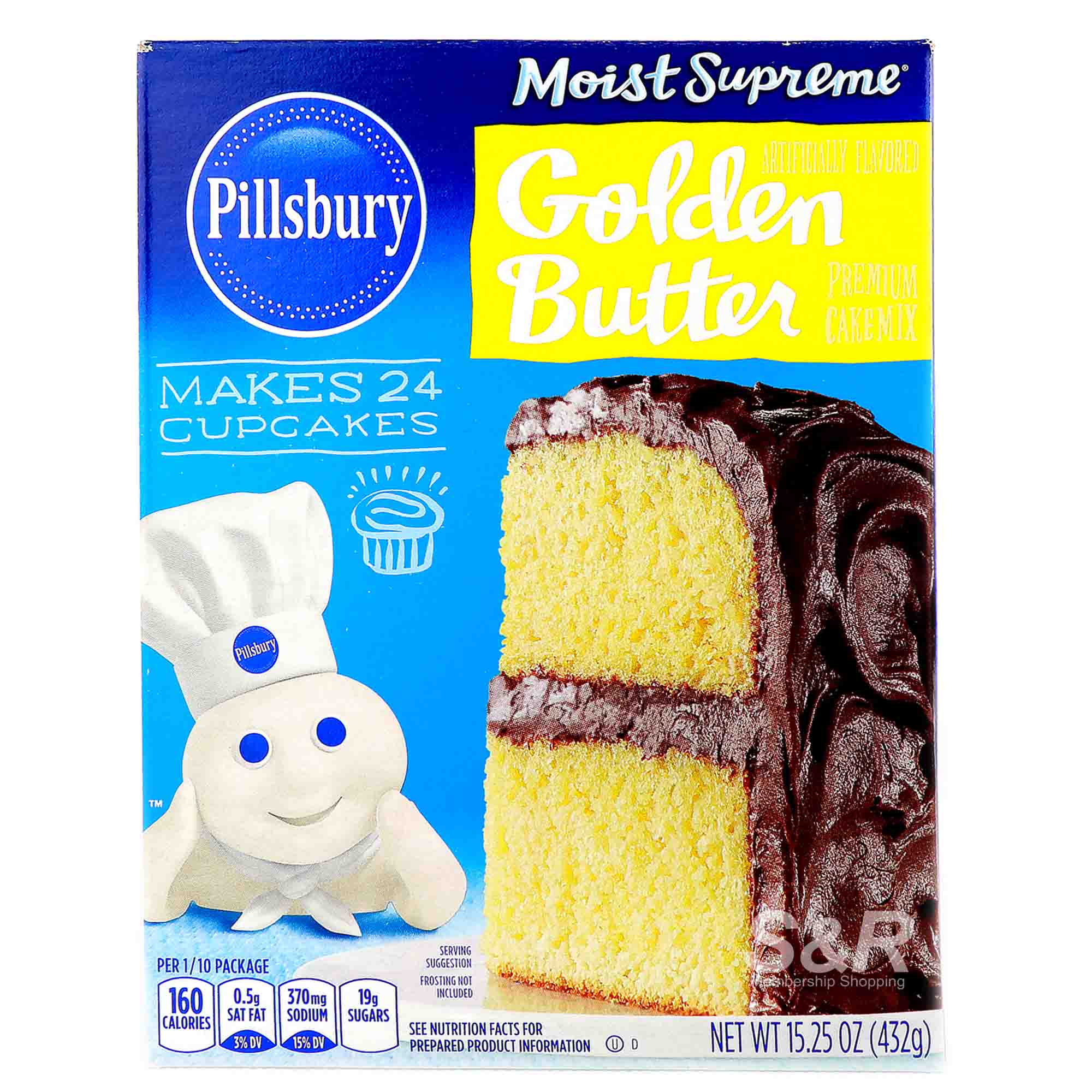 Pillsbury Moist Supreme Golden Butter Premium Cake Mix 432g Pillsbury Moist Supreme Golden Butter Premium Cake Mix 432g